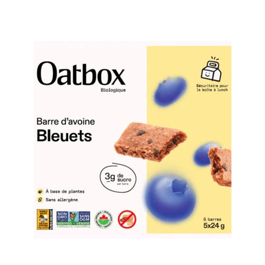 oatbox Barre d'avoine - Bleuets