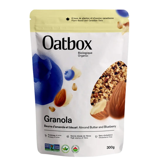 oatbox Granola - Beurre d'amande et bleuet