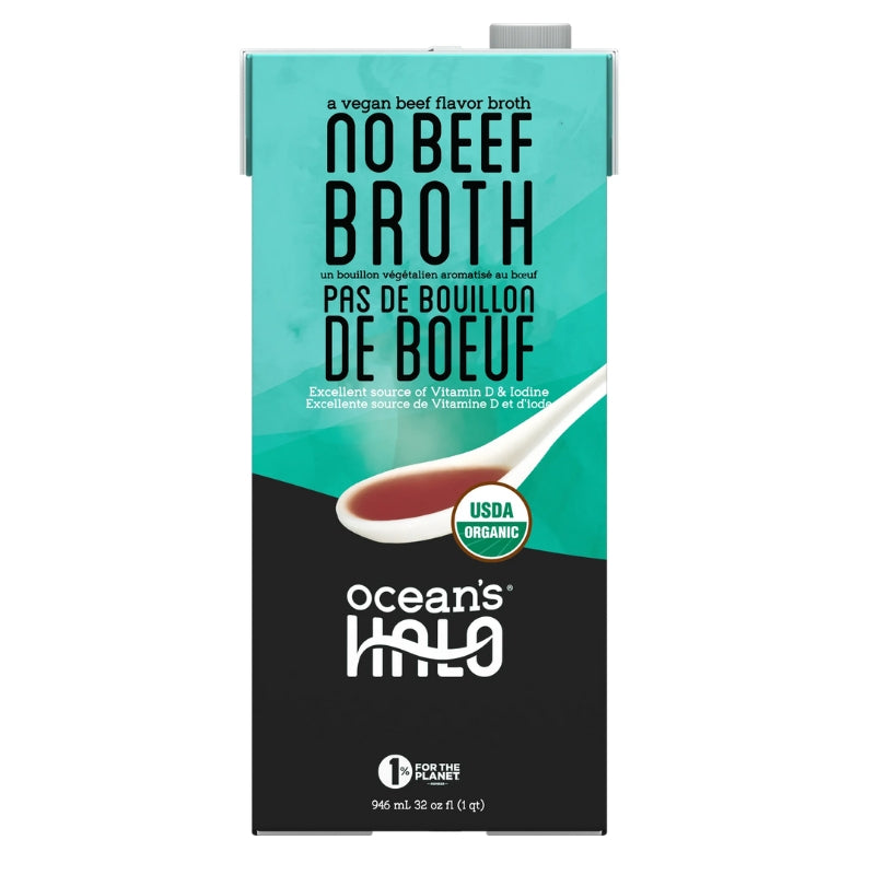 Ocean's halo - Bouillon végétalien au goût de boeuf - 946ml 