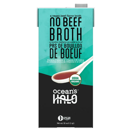 Ocean's halo - Bouillon végétalien au goût de boeuf - 946ml 