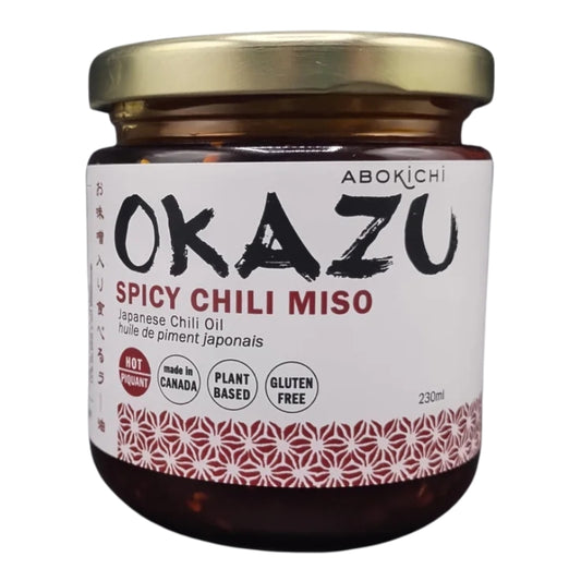 Okazu - Huile de piment chili miso - Piquant - 230 ml