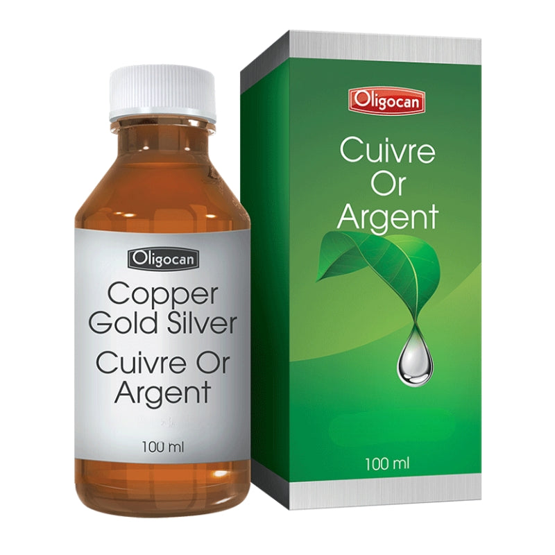 Oligocan - Oligo-élément Cuivre or argent - 100 ml