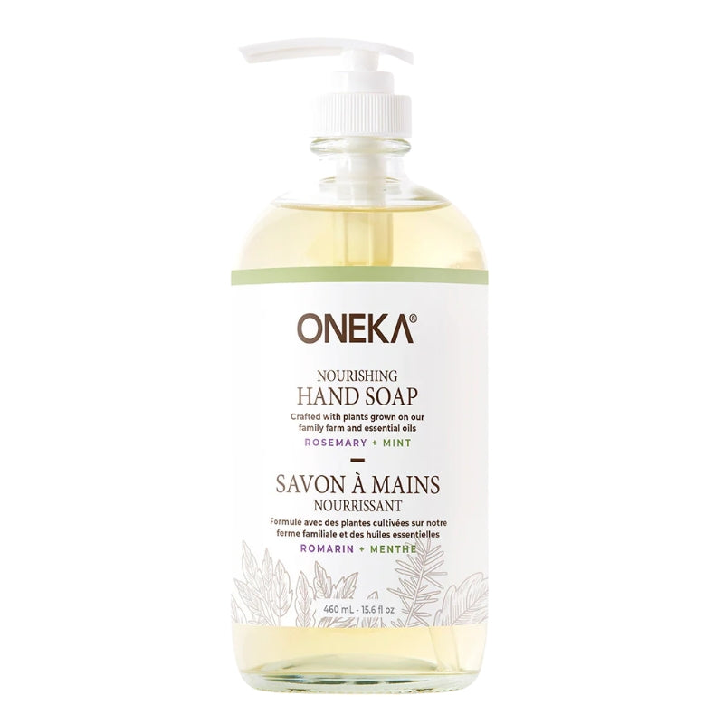 Oneka - Savon à mains - Romarin + Menthe - 460 ml