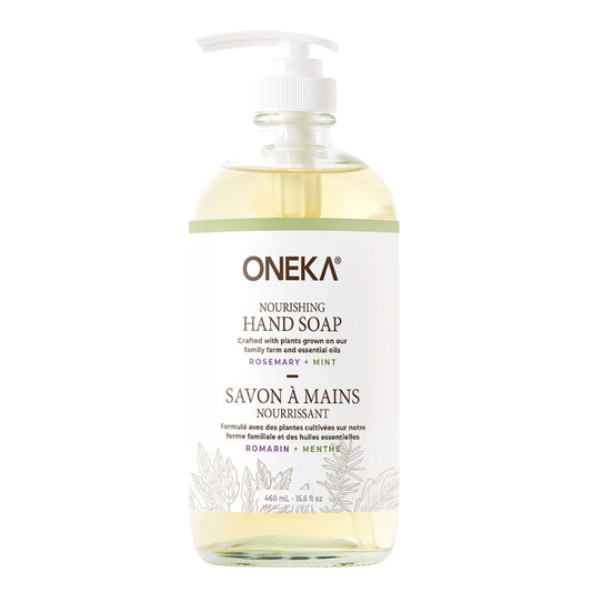 Oneka - Savon à mains - Romarin + Menthe - 460 ml