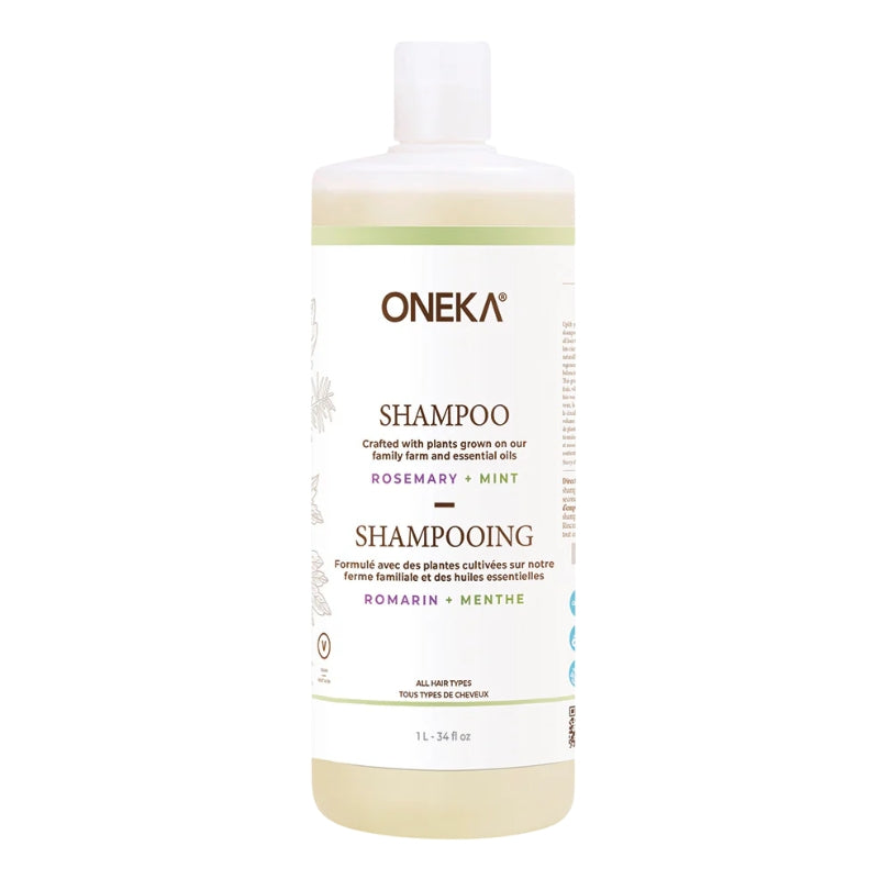 Oneka - Shampoing - Romarin + menthe - 1 L