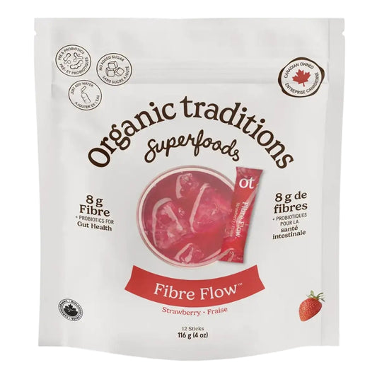 Organic Tradition - Fibre flow - fraise - 12  sacs