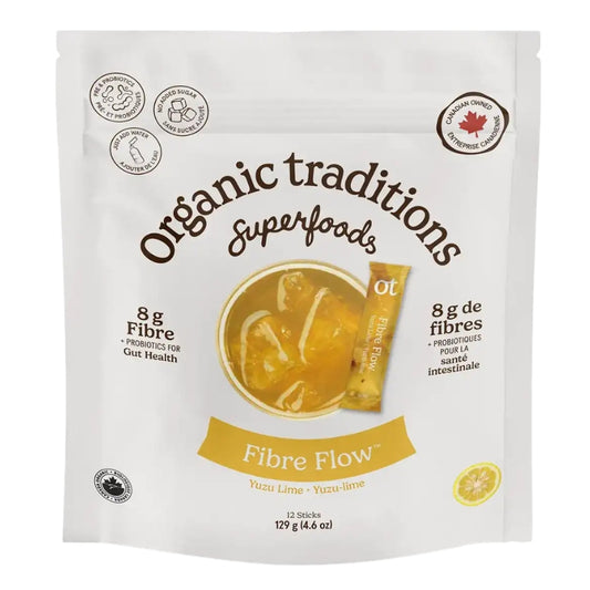 Organic Traditions - Fibre flow - Yuzu lime - 12 sacs