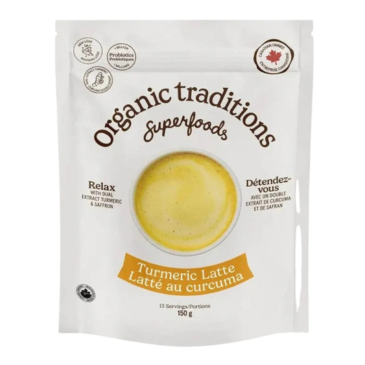 Organic Traditions Latté - Curcuma avec Probiotiques