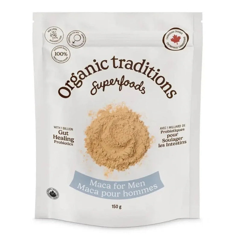 Organic Tradition Maca Bio pour Hommes avec Probiotiques