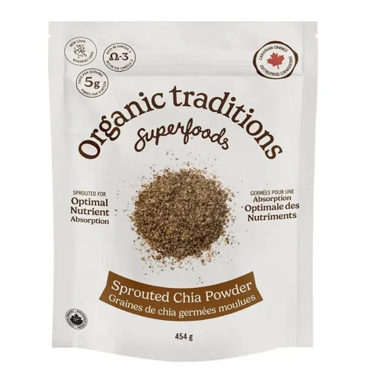 Organic Tradition Poudre De Chia Germés