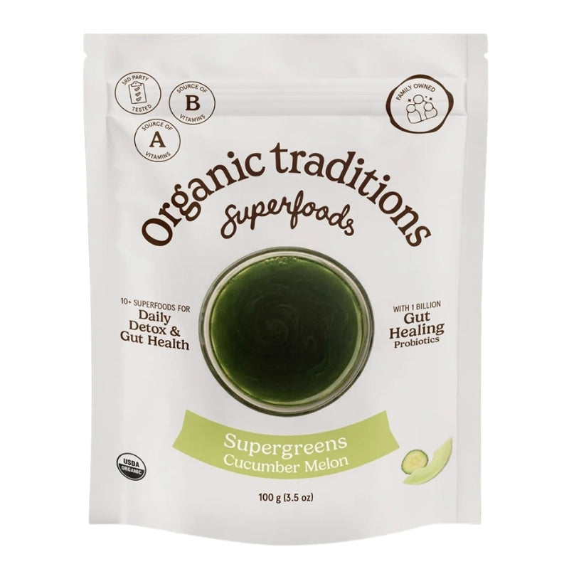 Organic Traditions Superaliments verts - Melon-concombre