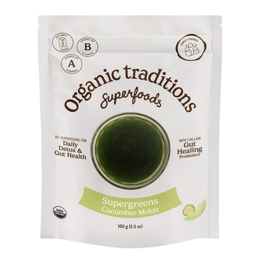 Organic Traditions Superaliments verts - Melon-concombre