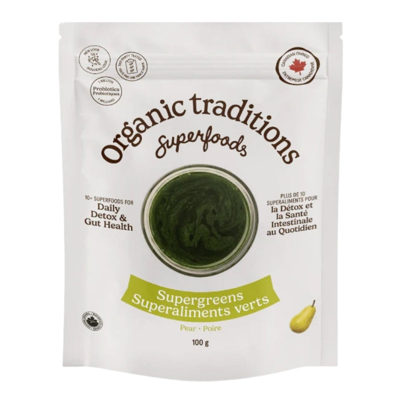 Organic TraditionsSuperaliments verts - Poire