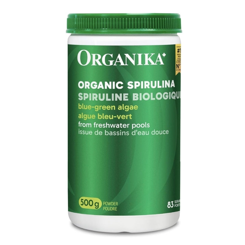 Organika Poudre de spiruline biologique - Algue bleu-vert 500 g