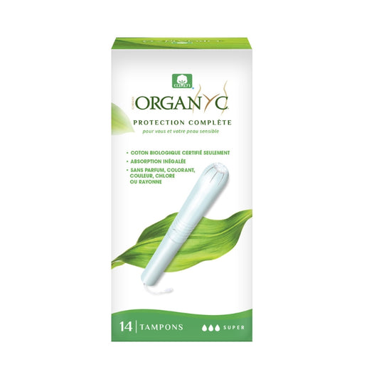 organyc Tampons avec applicateur en carton - Super