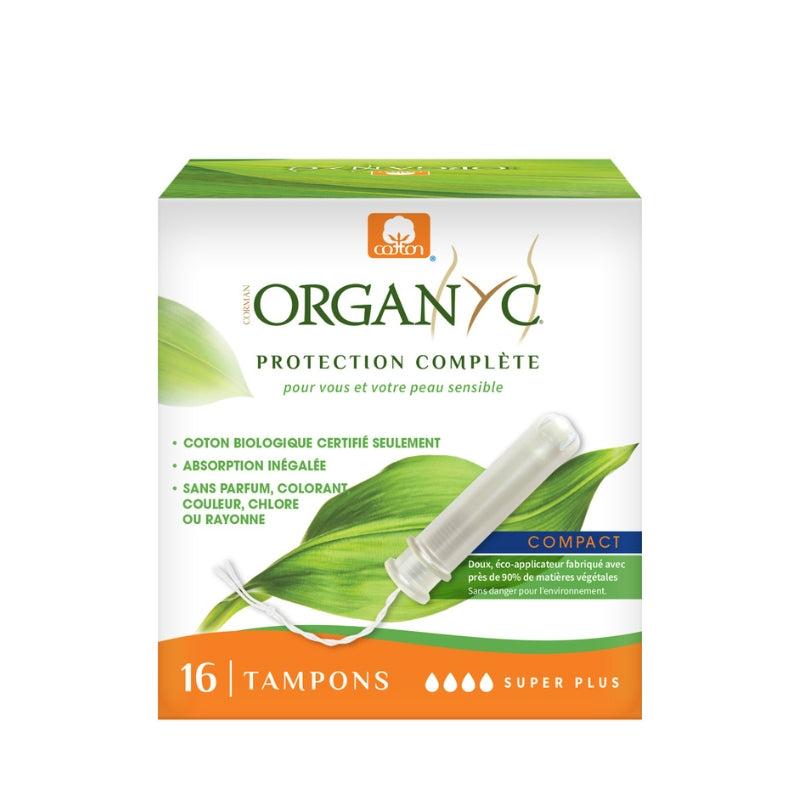 organyc Tampons avec applicateur - Super plus