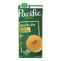 Pacific Foods Bouillon d'os de poulet non salé 946 ml