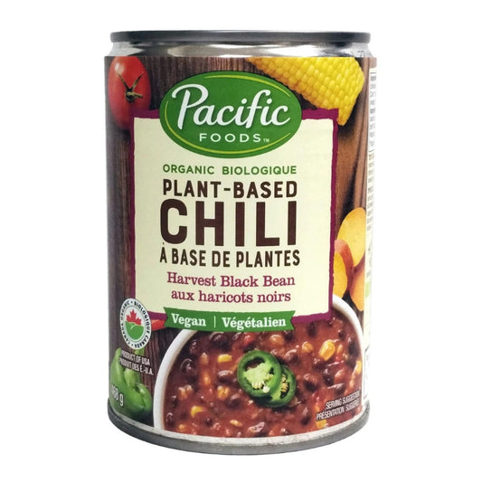 Pacific Foods - Chili à base de plantes - Haricots noirs