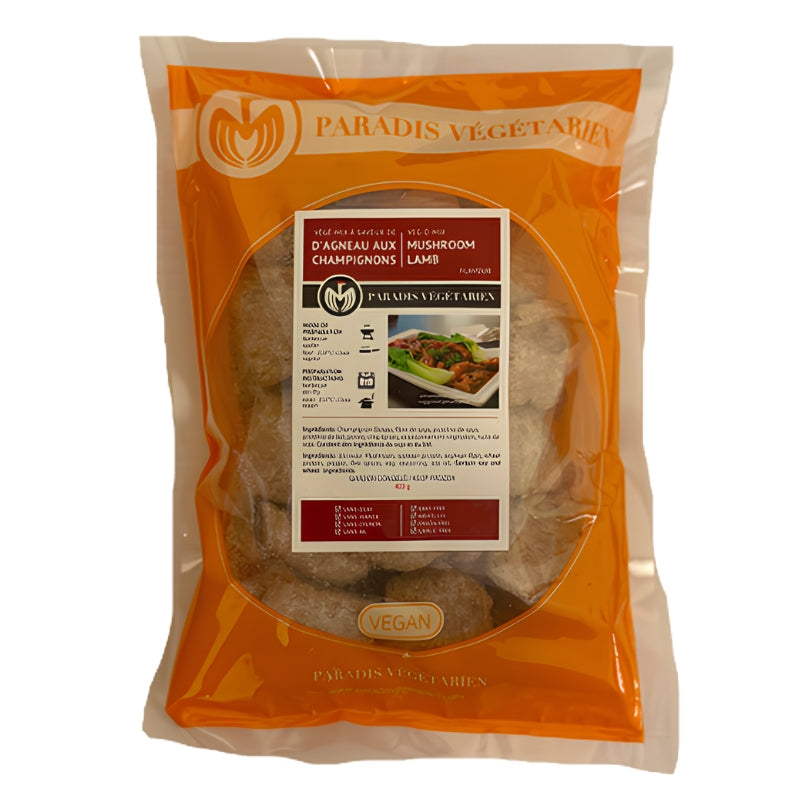 Paradis Végétarien - Agneau végé mix - Champignons - 400 g