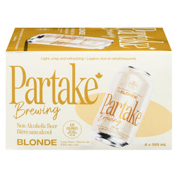 Partake - Bière sans alcool - Blonde - 6 X 355 ml