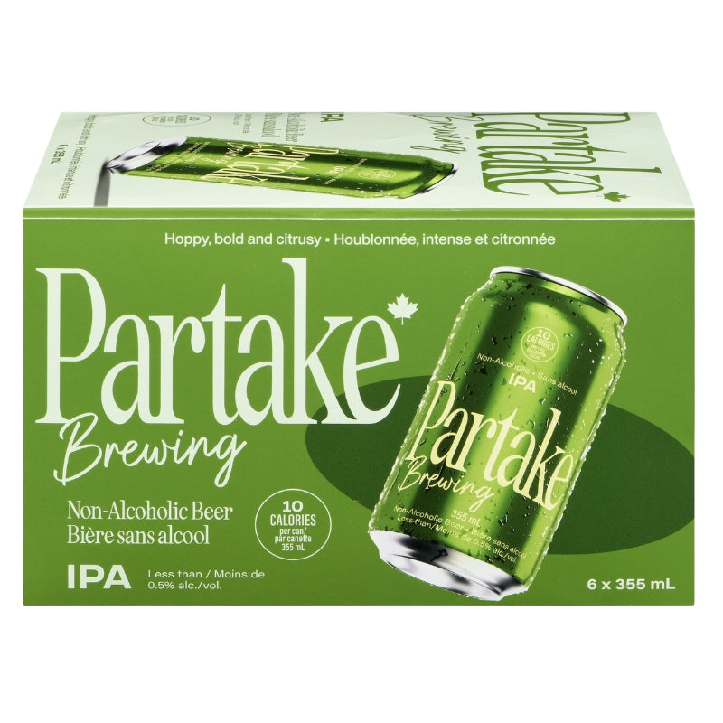 Partake - Bière sans alcool - IPA - 6 X 355 ml