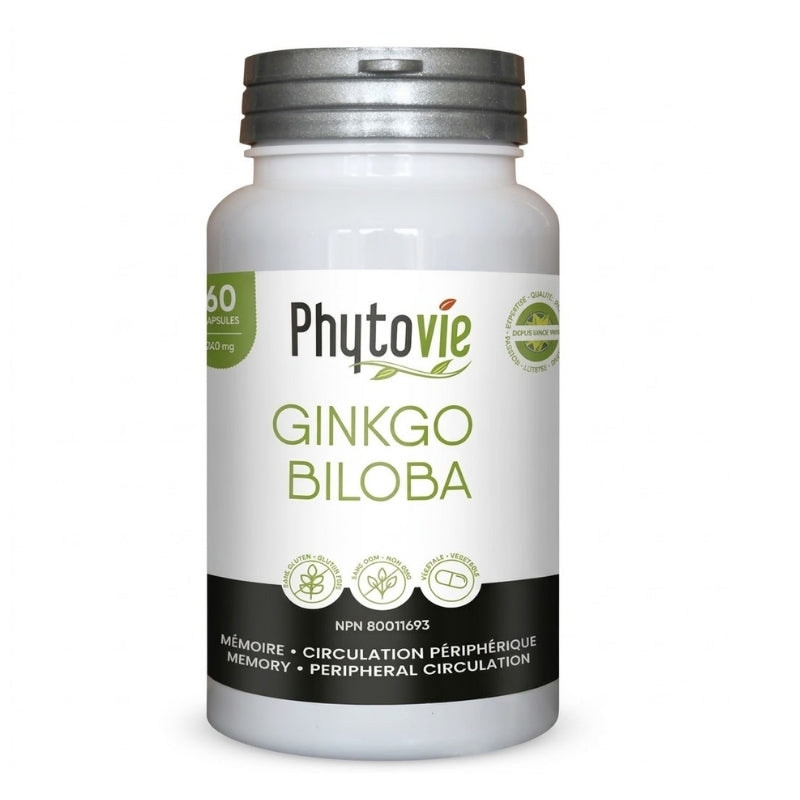 Phytovie Ginkgo Biloba - Mémoire & circulation périphérique