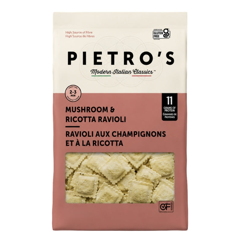 Pietro's - Ravioli - Champignons et ricotta - 300 g