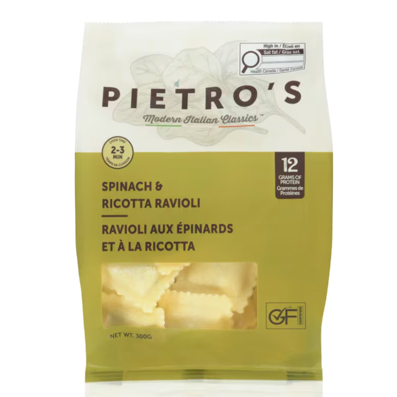Pietro's - Ravioli - Épinards et ricotta - 300 g