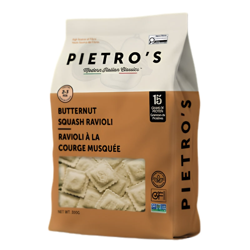 Pietro's - Ravioli végétalien - Courge musquée - 300 g