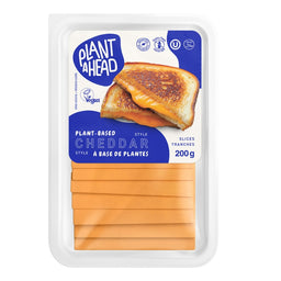 plant ahead Fromage à base de plantes en tranches -Cheddar