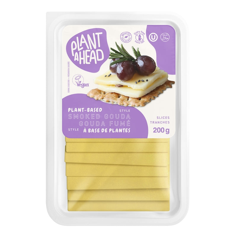 plant ahead Fromage à base de plantes en tranches - Gouda fumé