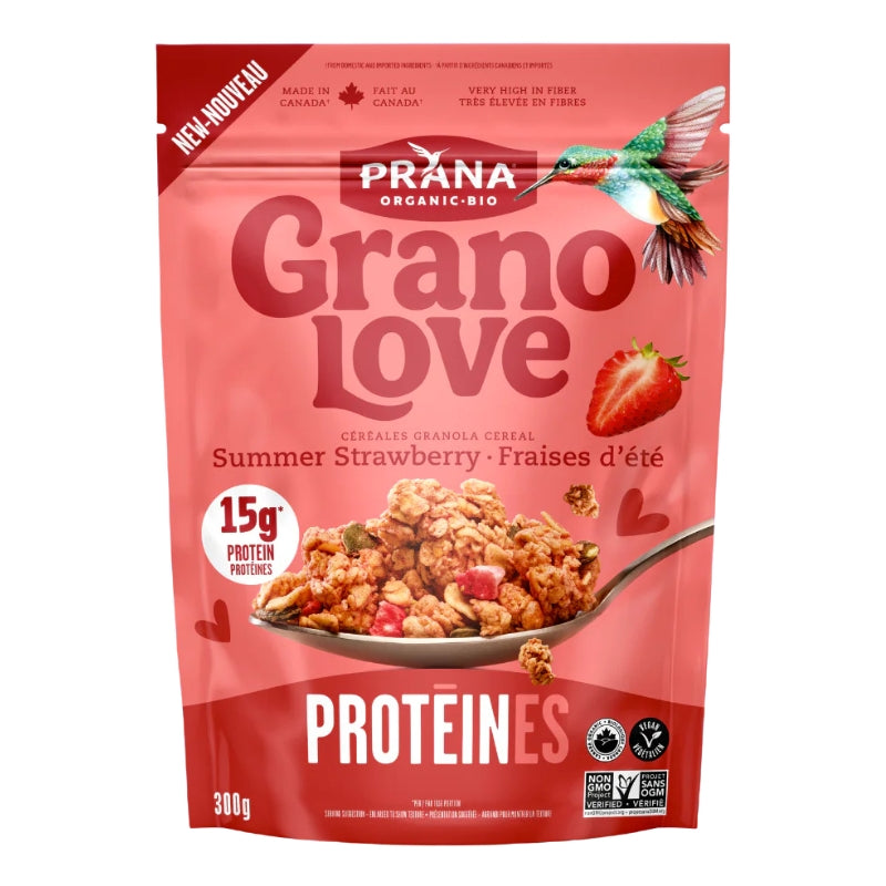 Prana - Granola protéines - Fraises d'été - 300 g