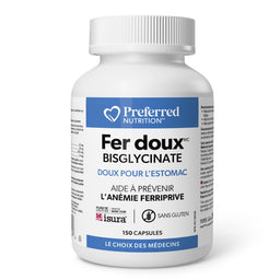 Preferred nutrition - Fer doux - 150 caps