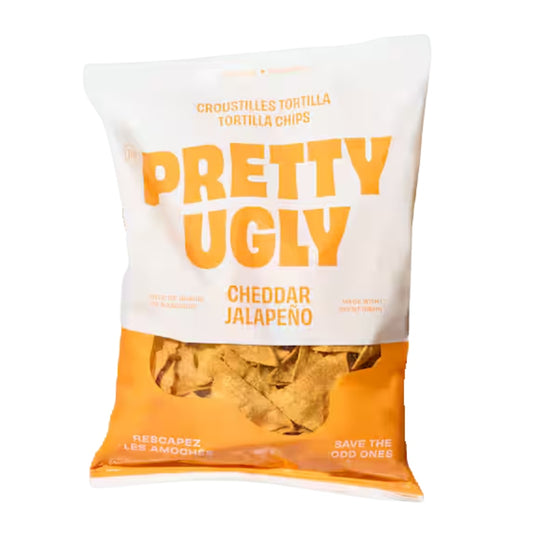 pretty ugly croustilles tortilla-cheddar-jalapenos 300g