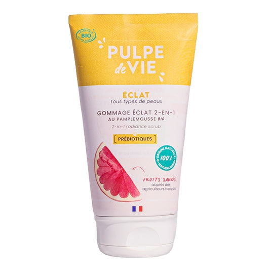 Pulpe de vie Masque gommage éclat - Pamplemousse Bio
