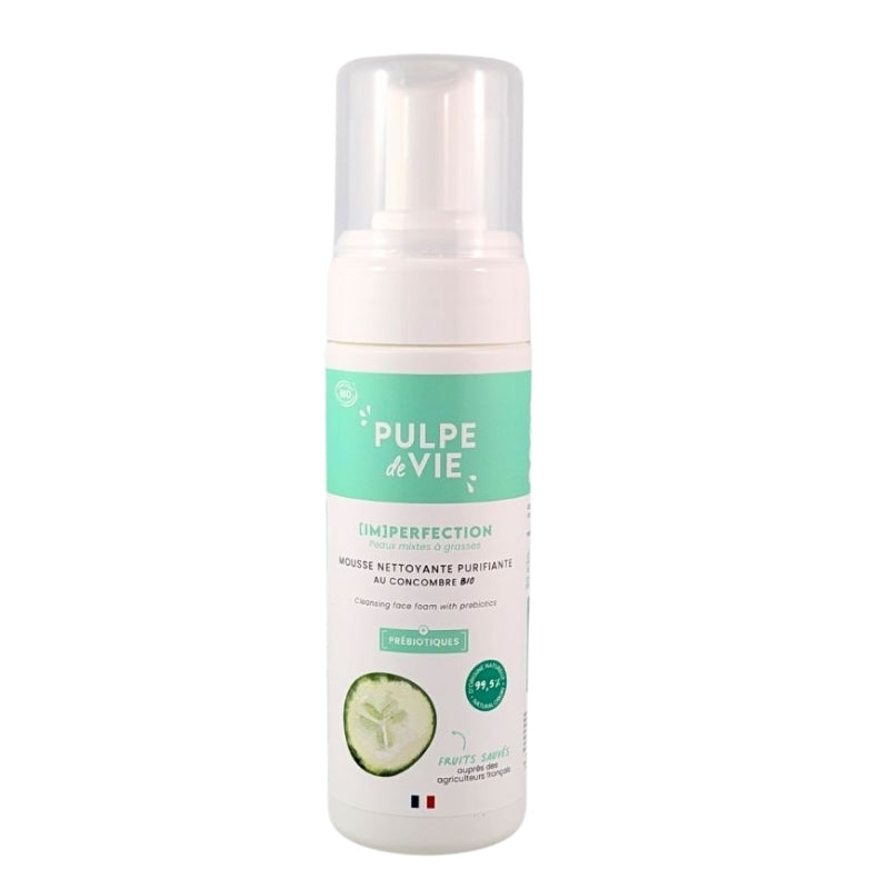 Pulpe de Vie Mousse nettoyante purifiante - Cocombre Bio