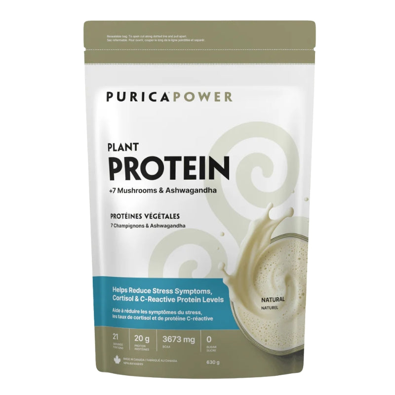 Purica - Protéines végétales 7 champignons & Ashwagandha - 360 g