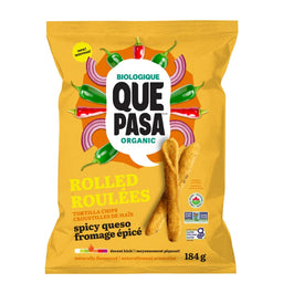 que pasa chips de tortilla roulees-fromage epice 184g