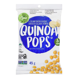Quinoa Pops - Quinoa soufflé - saveur de oignon crémeux - 45 g