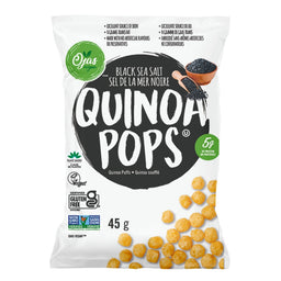 Quinoa pops - Quinoa soufflé - sel de la mer noire - 45 g