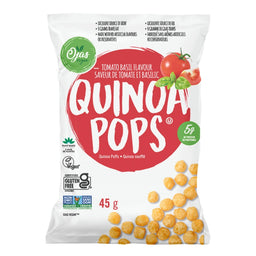 Quinoa Pops - Quinoa soufflé - saveur tomate et basilic - 45 g