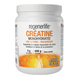 Natural Factor - Regenerlife - Créatine monohydratée - 600 g