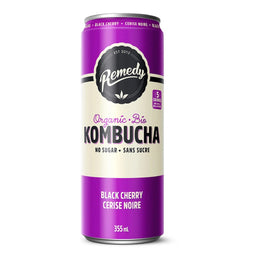 remedy Kombucha Biologique - Cerise noire 