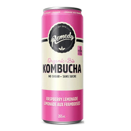 remedy Kombucha Biologique - Limonade aux Framboise