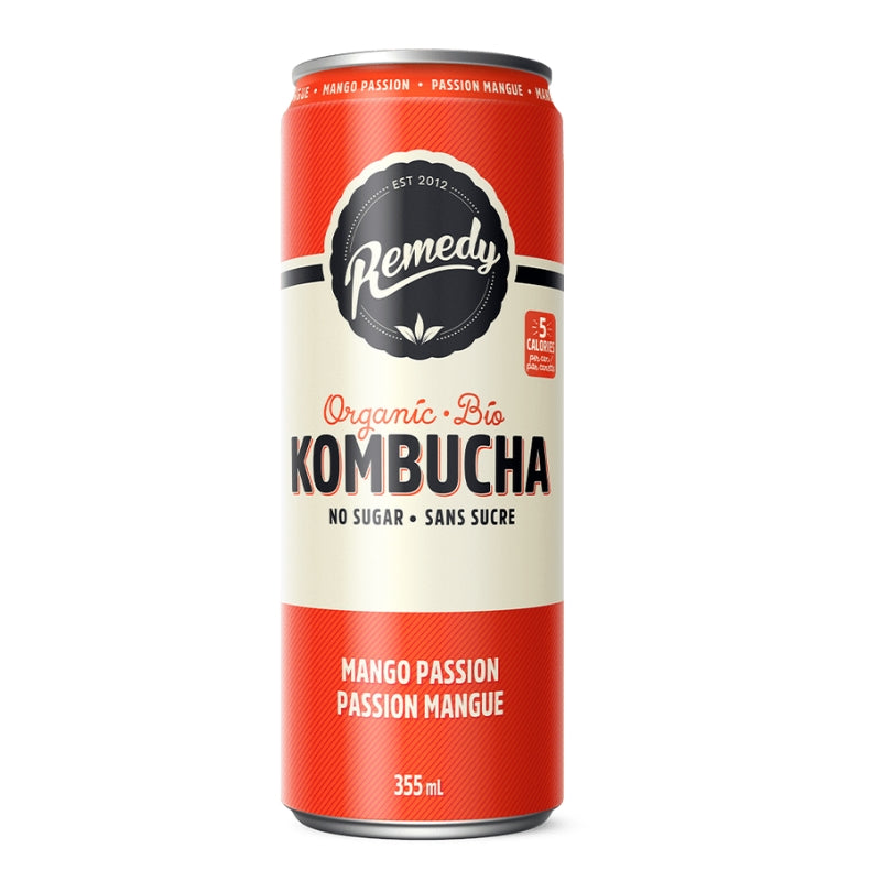 remedy Kombucha Biologique - Passion Mangue 