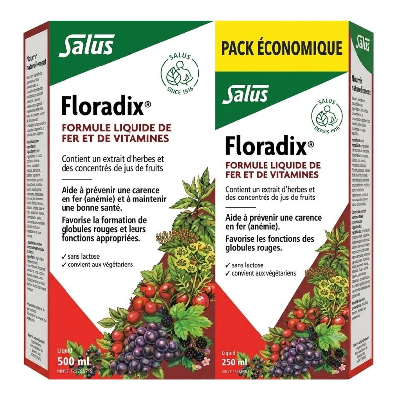 Salus Formule Floradix Liquide 250 ml + 500 ml