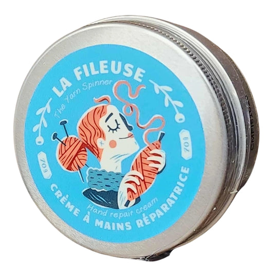 Savonnerie des diligences - Crème à mains réparatrice - La Fileuse - 70 g