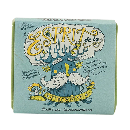 savonnerie des diligences savon esprit de la foret-laurier romarin et bergamote