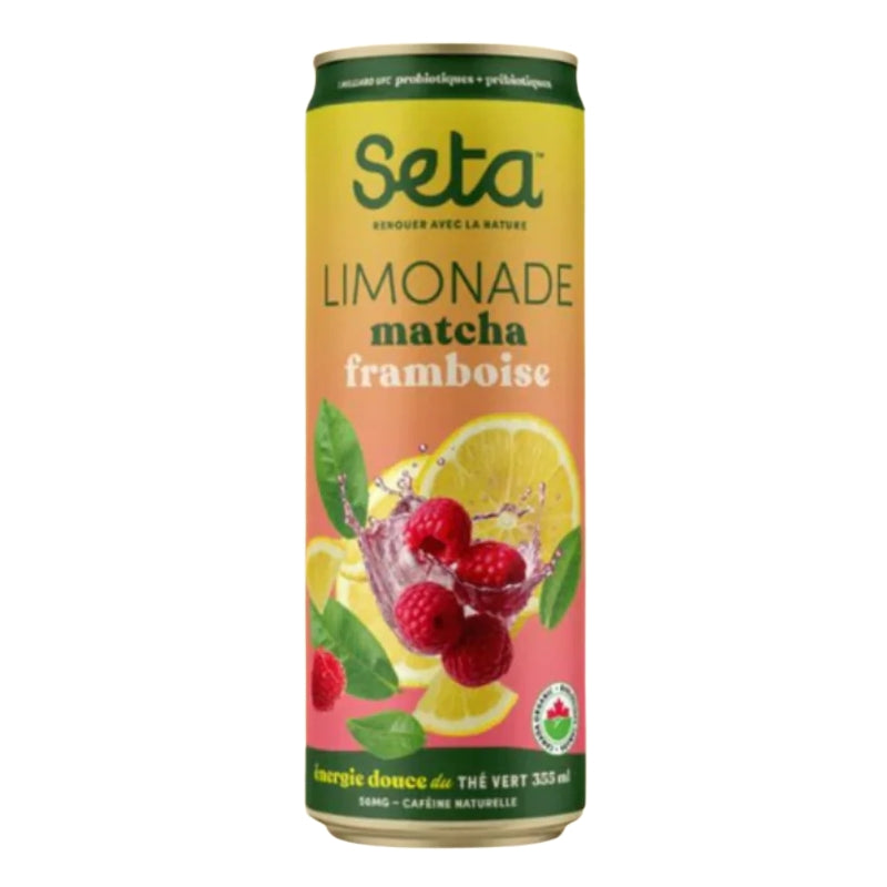 Seta - Limonade matcha - Framboise - 355 ml