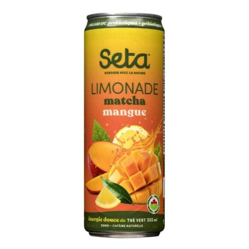 Seta - Limonade matcha - Mangue - 355 ml